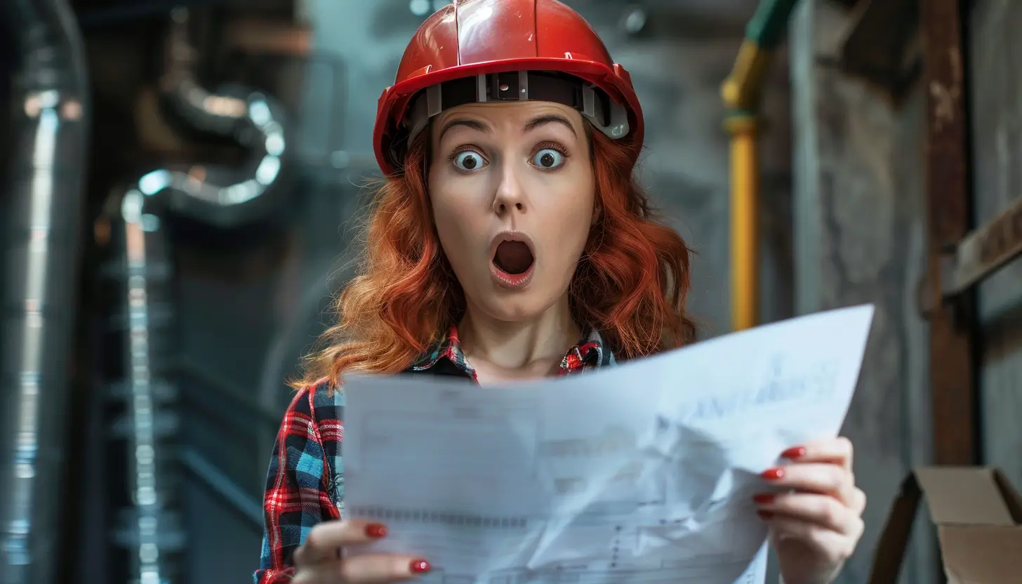 Zdziwiona kobieta, jak zobaczyła, ile kosztuje świadectwo energetyczne, cena